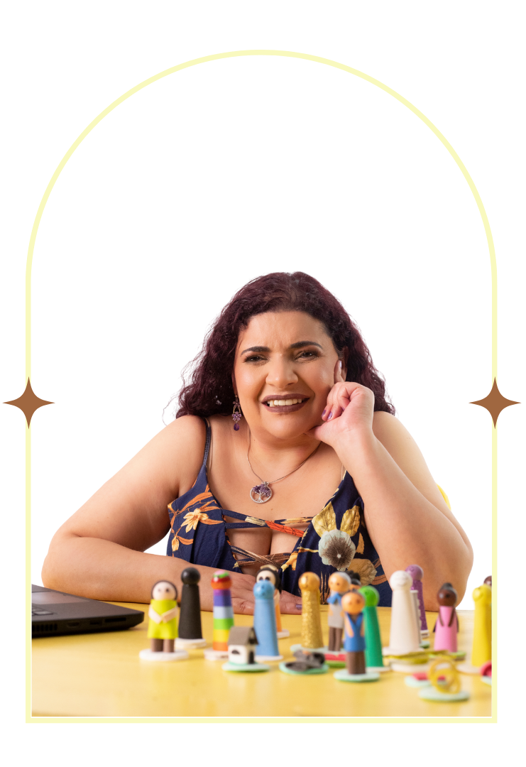 Cristiane Toledo em sessão de constelação